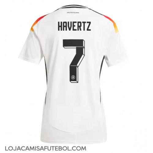 Camisa de Futebol Alemanha Kai Havertz #7 Equipamento Principal Europeu 2024 Manga Curta